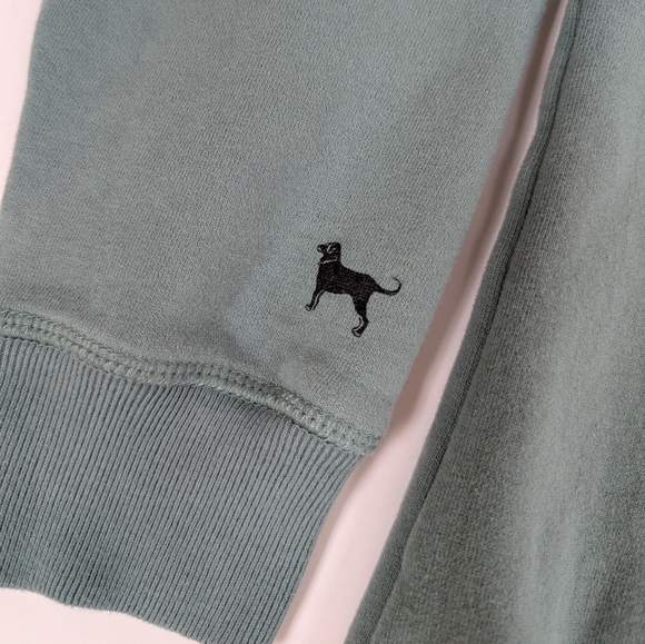 The Black Dog Sage Green Pull Over Sweatshirt Large [176] - Picture 8 of 12
